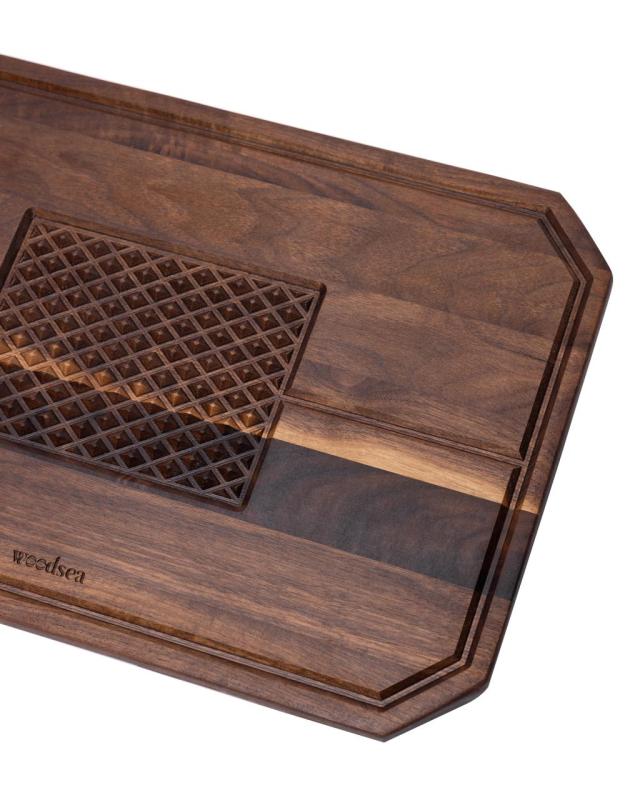 Château Woodsea Steak - Planche à découper et à servir en bois de noyer 45x30 cm 1208971569