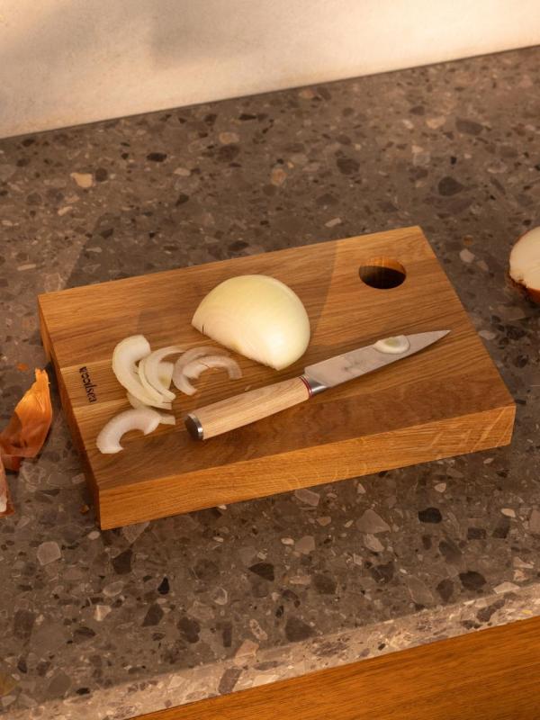 Woodsea Block Noyer L - Bloc de hachage en noyer 50x25 cm 1208971607