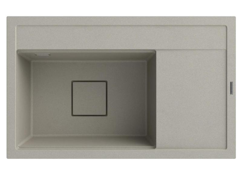 Graniteland Seta Évier en granit beige sable encastré 80x50 cm1208971620