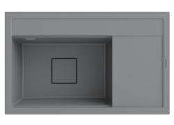 Graniteland Seta Évier en Granit Gris à poser 80x50 cm 1208971621