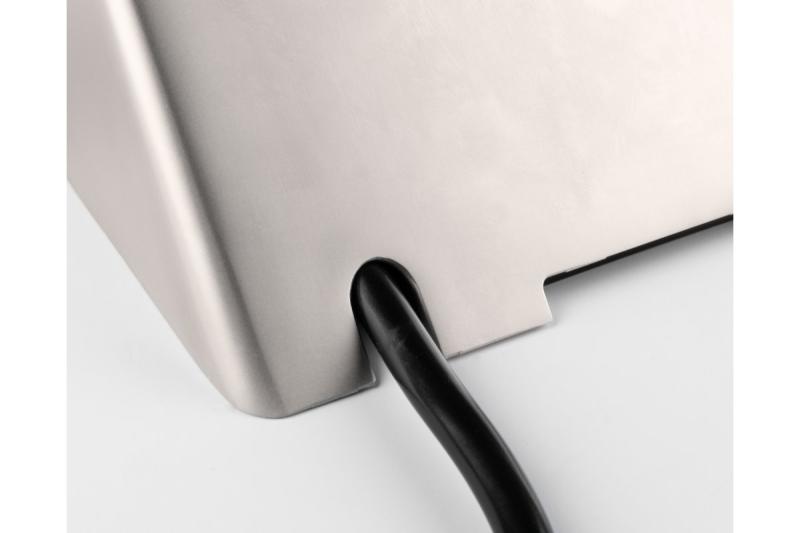 Prise de meuble SOFITO, 2xSHUKO, USB A+C, câble 1,5 m, inox