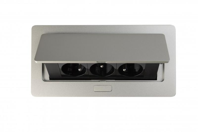 Prise de courant escamotable SOFT, câble d'alimentation 1,5 m