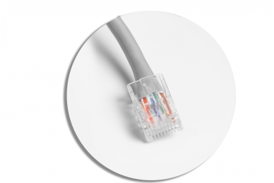 MULTISOFT Prise de meuble 2x Prise avec terre, USB A+C, RJ45, Câble d'alimentation avec fiche, Blanc