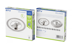 Luminaire de jardin-parc LED ORLANDO, 50 W, 5000 lm, 4000K, AC180-250V, IP65