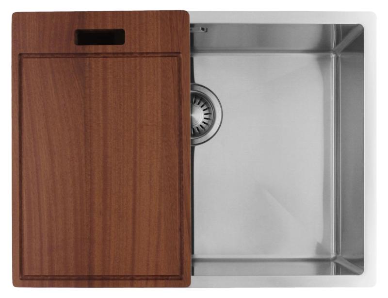 Pure.Sink Luxion Évier en acier inoxydable 55 x 40 cm, encastrable, à encastrer à fleur ou en saillie PLX5540-02