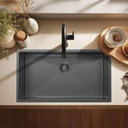 Pure.Sink Luxion Grand évier en bronze 74 x 40 cm, encastrable, à encastrer à fleur ou en saillie PLX7440-61