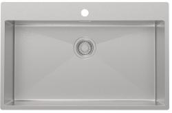 Pure.Sink Luxion Grand évier en acier inoxydable 78 x 50 cm Tapwing avec support pour robinet PLX7850T-02