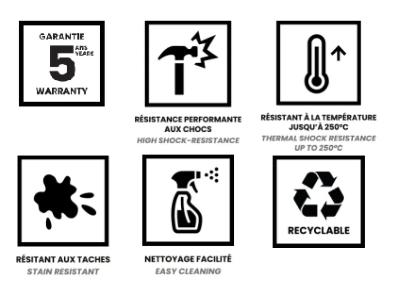 Ausmann Fibre sable blanc grand évier 70x40cm sous-meuble, sur-meuble et encastré avec bouchon automatique en cuivre 1208971937