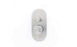 MURO TUA Mitigeur encastré mural avec bouton de commutation chrome M1.B32.S.CR