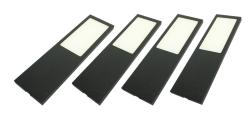 Indux Solin Kit LED multi-tonalités pour cuisine, 4 spots x 3,6 W, noir 1208972346