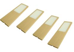 Indux Solin Kit LED multi-tonalités pour cuisine, 4 spots x 4 W, doré 1208972366