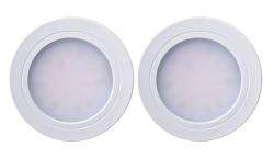 Indux Luma Petit ensemble de spots LED encastrables pour cuisine, 2 spots avec driver LED, blanc 1208972375