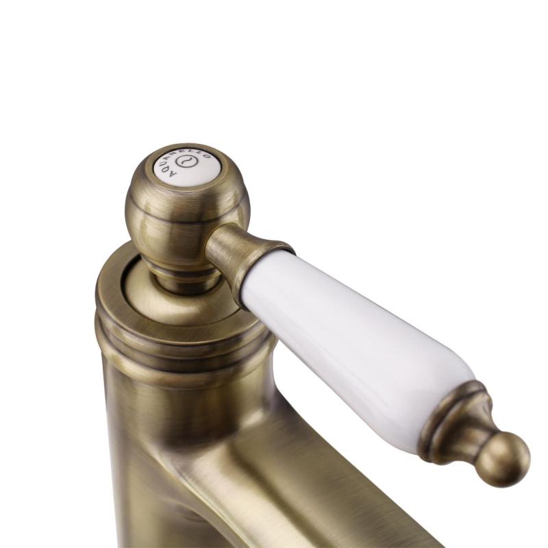 Aquanello Heritage Manor Mitigeur lavabo classique nostalgique bronze BN-1001-HM