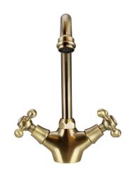 Aquanello Heritage Ascot Robinet de cuisine classique et nostalgique en bronze BN-4004-HA