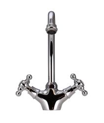 Aquanello Heritage Ascot Robinet de cuisine classique et nostalgique Chrome CR-4004-HA