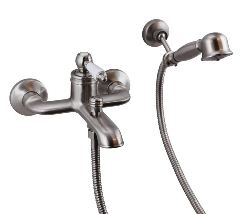 Aquanello Heritage Manor Classic Bath Mixer Tap Stainless Steel NB-3001-HM