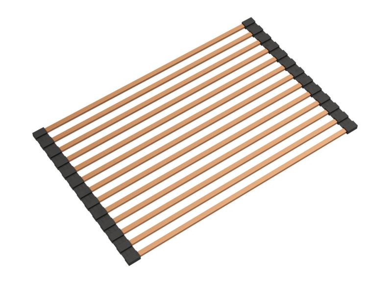 Ausmann Mosel Ensemble combiné Évier PVD Cuivre 50 x 40 cm avec robinet de cuisine, distributeur de savon et tapis enroulable 1208972563