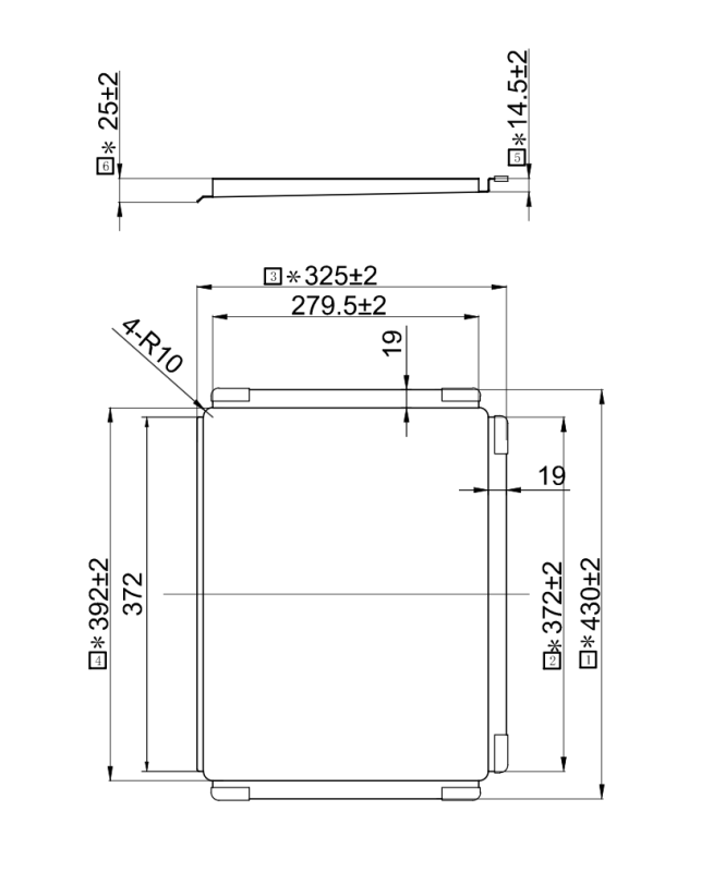 Pure.Sink Exclusivo Égouttoir mobile en cuivre, plateau d'égouttage 440 x 335 mm pour évier PEXTRAY-62
