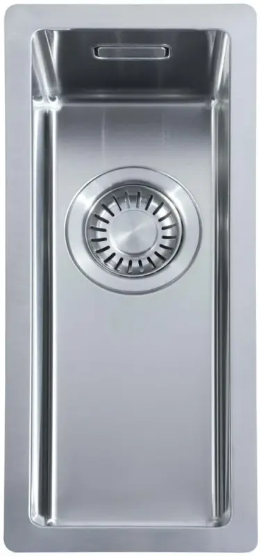 ABK Bingara petit évier en inox 15x40cm à fleur de plan, sous plan et en surface KS51015001 6300-BIN15fVI