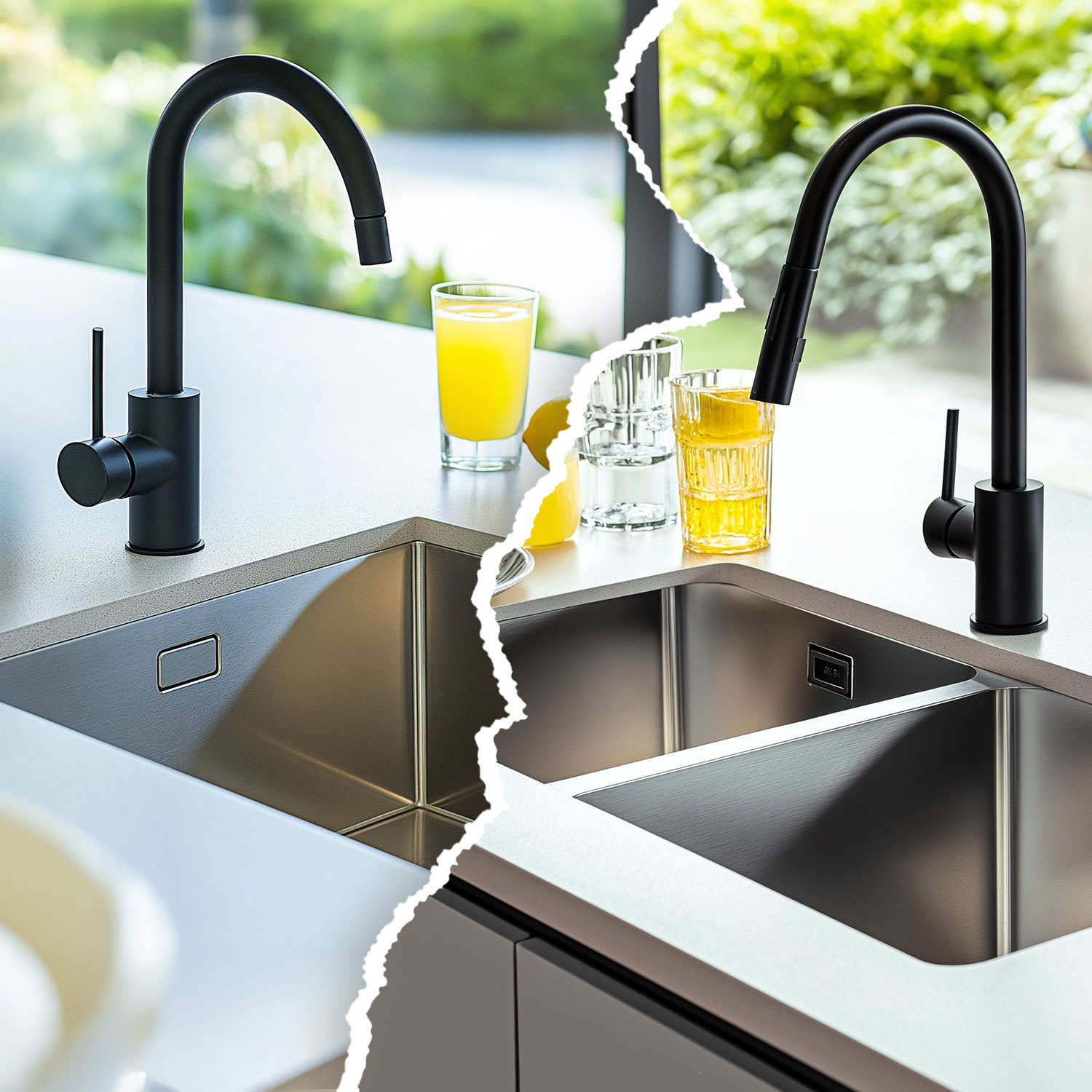 Évier Simple vs. Double: Lequel Convient Mieux à Votre Cuisine?