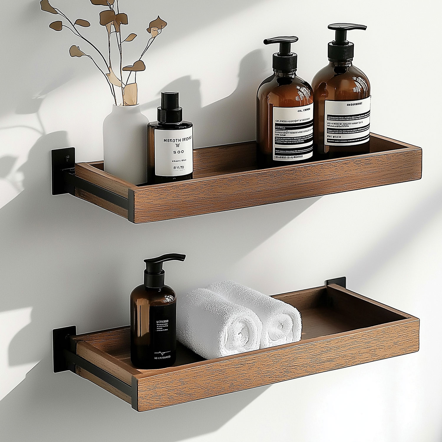 Des Manières Intelligentes d'Organiser vos Produits de Douche (Et en même temps Augmenter le Style de votre Salle de Bain)