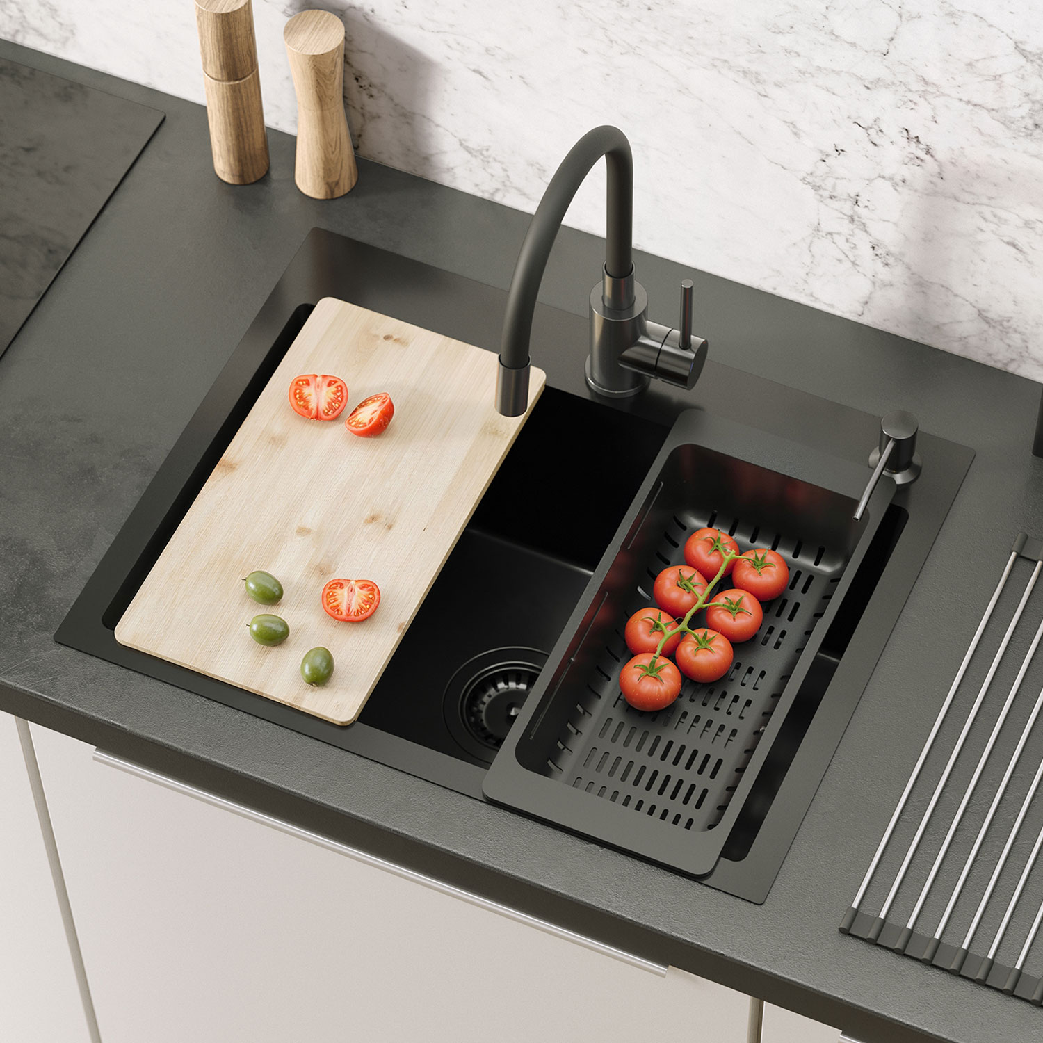 Accessoires de lavabo qui économisent l'eau et le temps sans compromettre le style