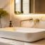 Style de salle de bains festive : Ajoutez du luxe avec des robinets en or et en bronze